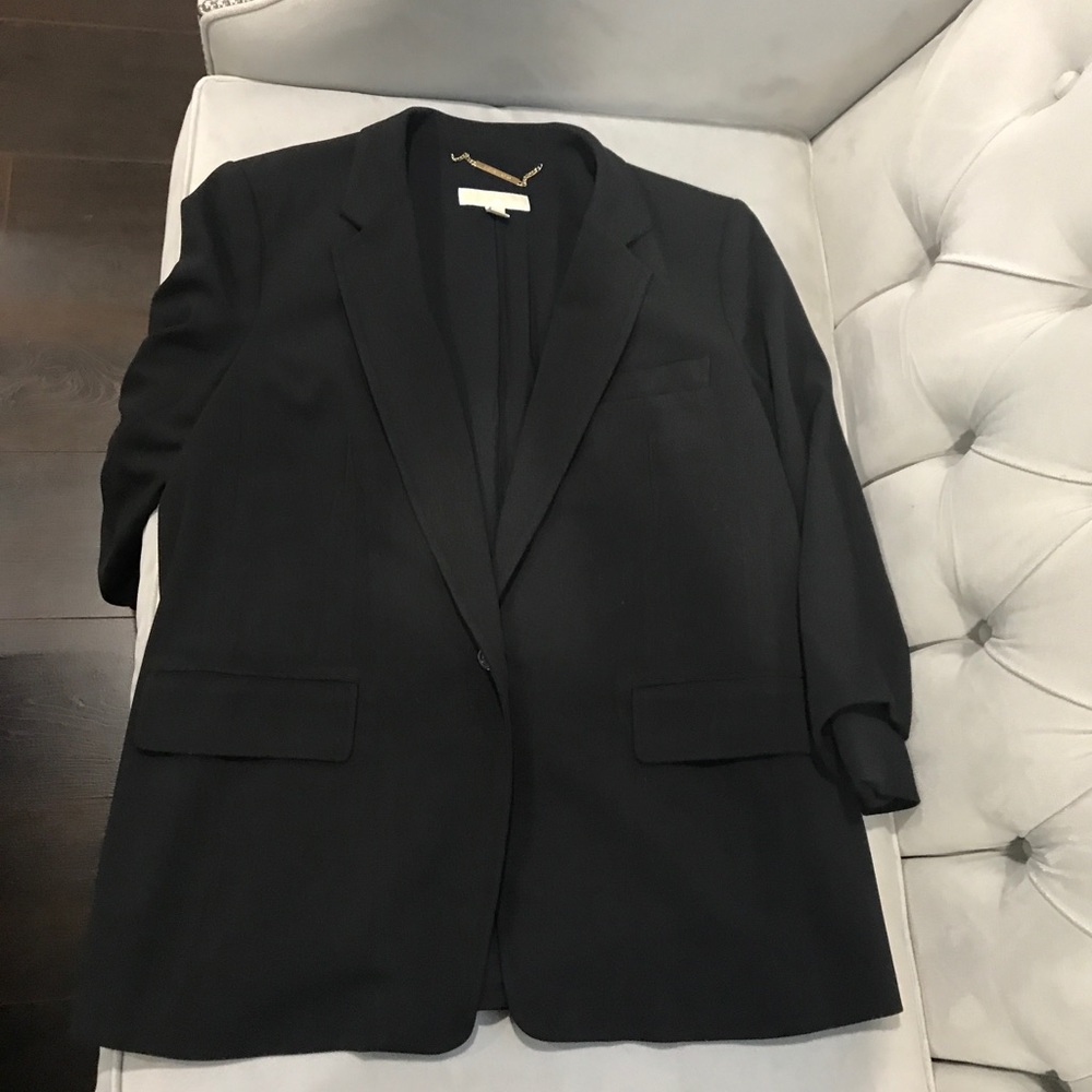 Michael Kors boyfriend black blazer size 16